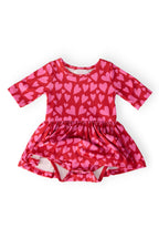 Hearts & Hugs 3/4 Sleeve Twirl Bodysuit by Mila & Rose ®