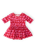 Hearts & Hugs 3/4 Sleeve Twirl Bodysuit by Mila & Rose ®