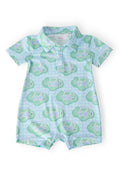 He's On The Green Polo Shorty One-Piece by Mila & Rose ®