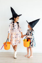 Hey Boo 3/4 Sleeve Pocket Twirl Dress by Mila & Rose ®