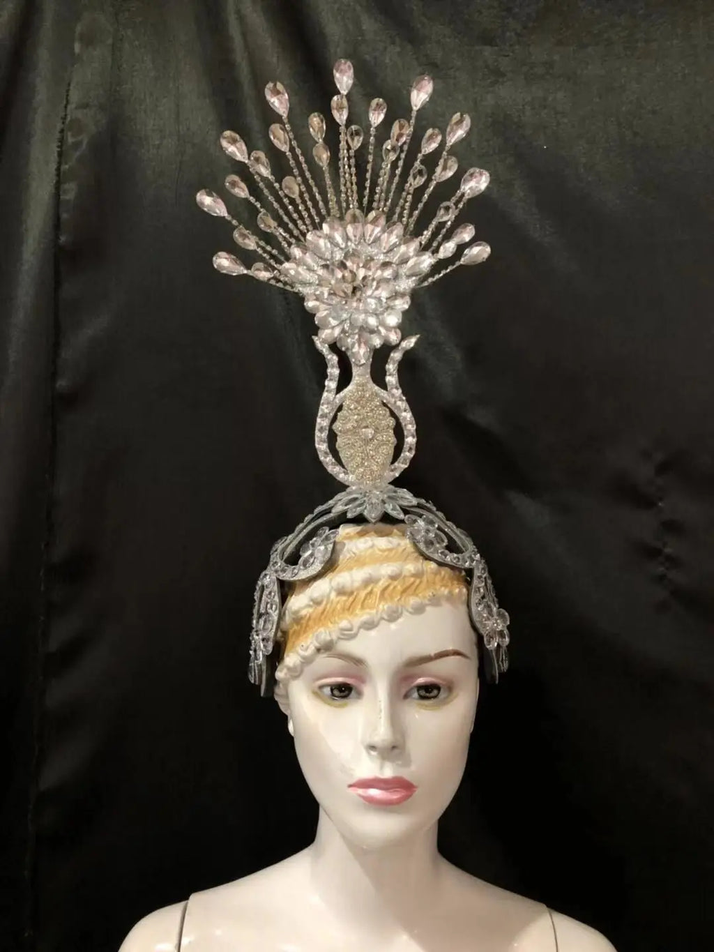 The Stardust Aurora – Premium Feathered Samba Carnival Headdress by Stardust Starlets