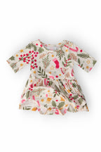 Holly Jolly Christmas 3/4 Sleeve Twirl Bodysuit by Mila & Rose ®
