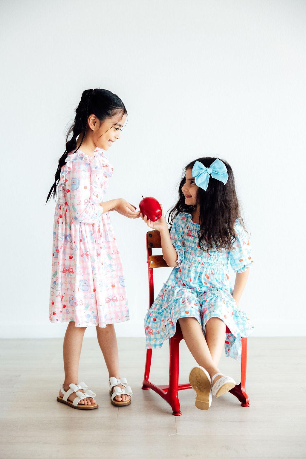 Honor Roll Smocked Ruffle Dress by Mila & Rose ®