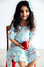 Honor Roll Smocked Ruffle Dress by Mila & Rose ®