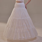 Hoop Petticoat Skirt with Two Layers and Corsage , Crinoline Petticoat with Concealed Hoops , Bridal Slip for Volume & Elegance by Bridal Port
