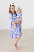 Hop, Skip & Twirl 3/4 Sleeve Twirl Bodysuit by Mila & Rose ®