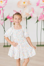 Hoppy Easter Smocked Ruffle Dress by Mila & Rose ®