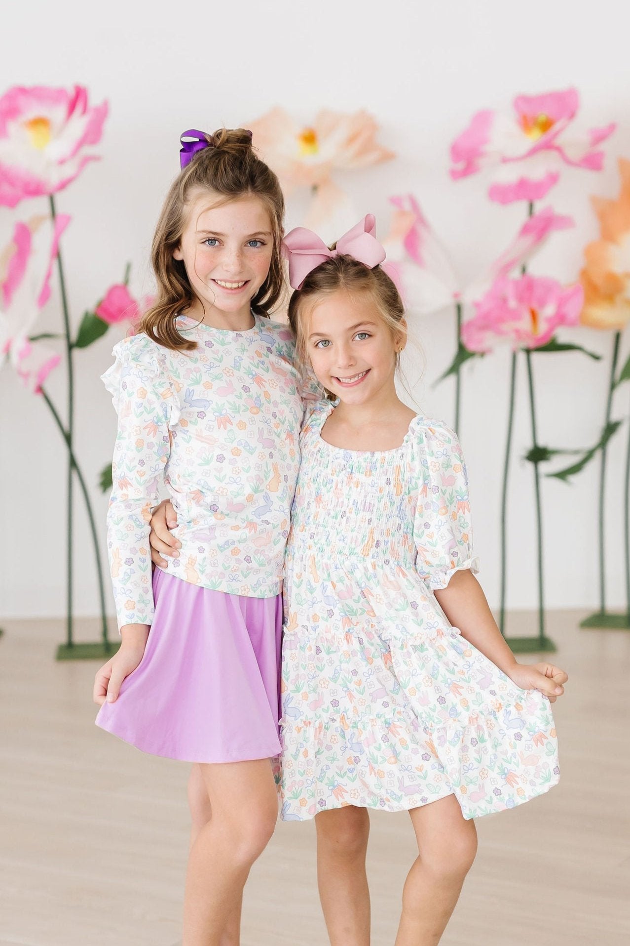 Hoppy Easter Smocked Ruffle Dress by Mila & Rose ®