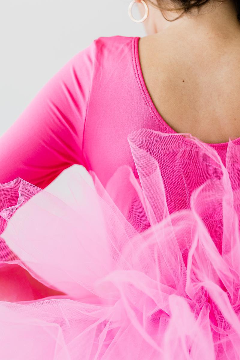 Hot Pink 3/4 Tutu Leotard by Mila & Rose ®