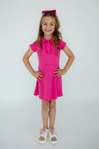 Hot Pink S/S Polo Dress by Mila & Rose ®