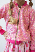 Hot Pink Sequin Jacket by Mila & Rose ®