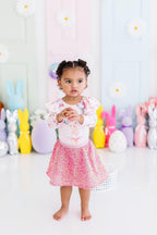 Hot Pink Sequin Twirl Skort by Mila & Rose ®