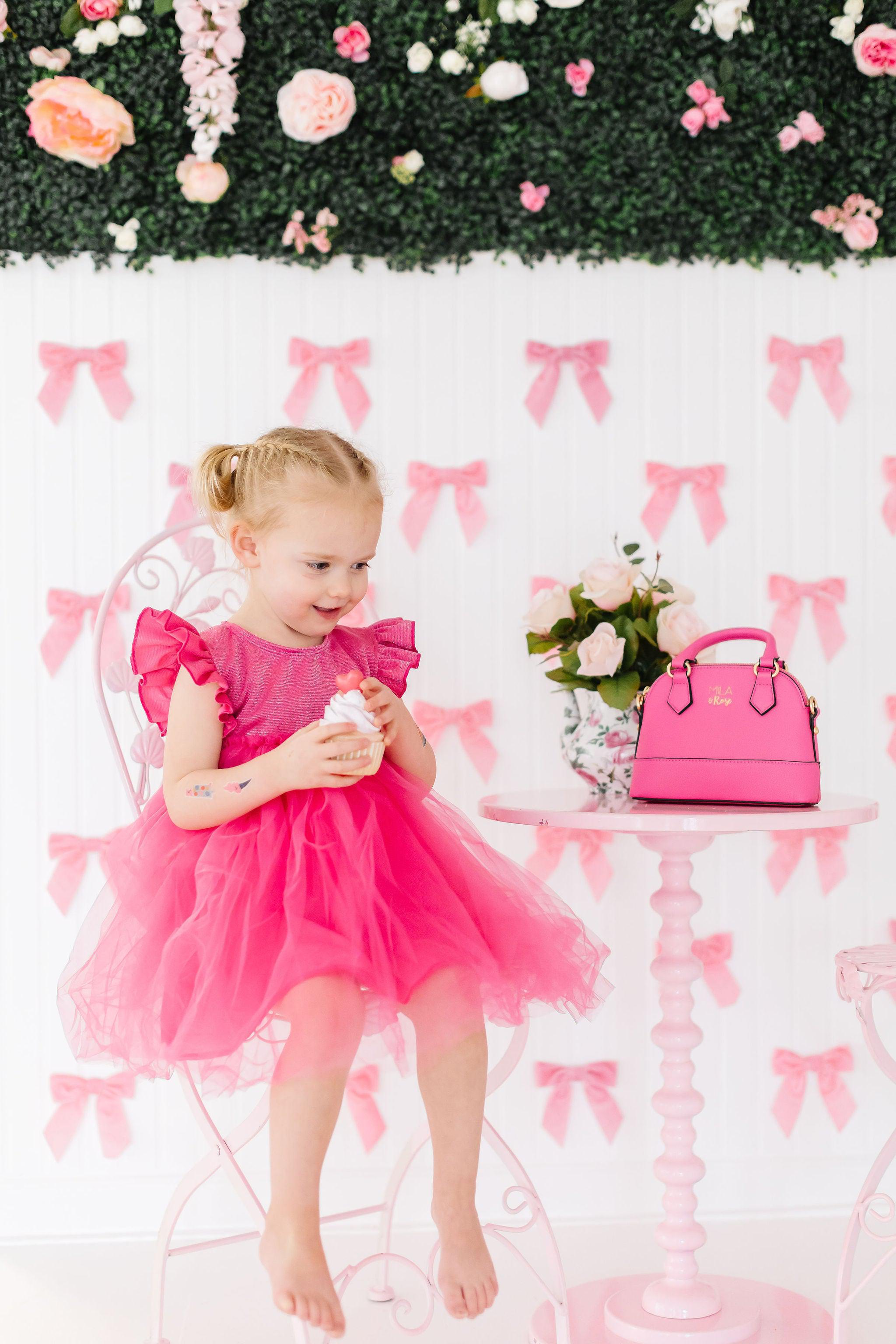 Hot Pink Shimmer Tutu Dress by Mila & Rose ®
