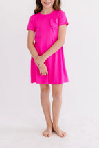 Hot Pink T-Shirt Dress by Mila & Rose ®