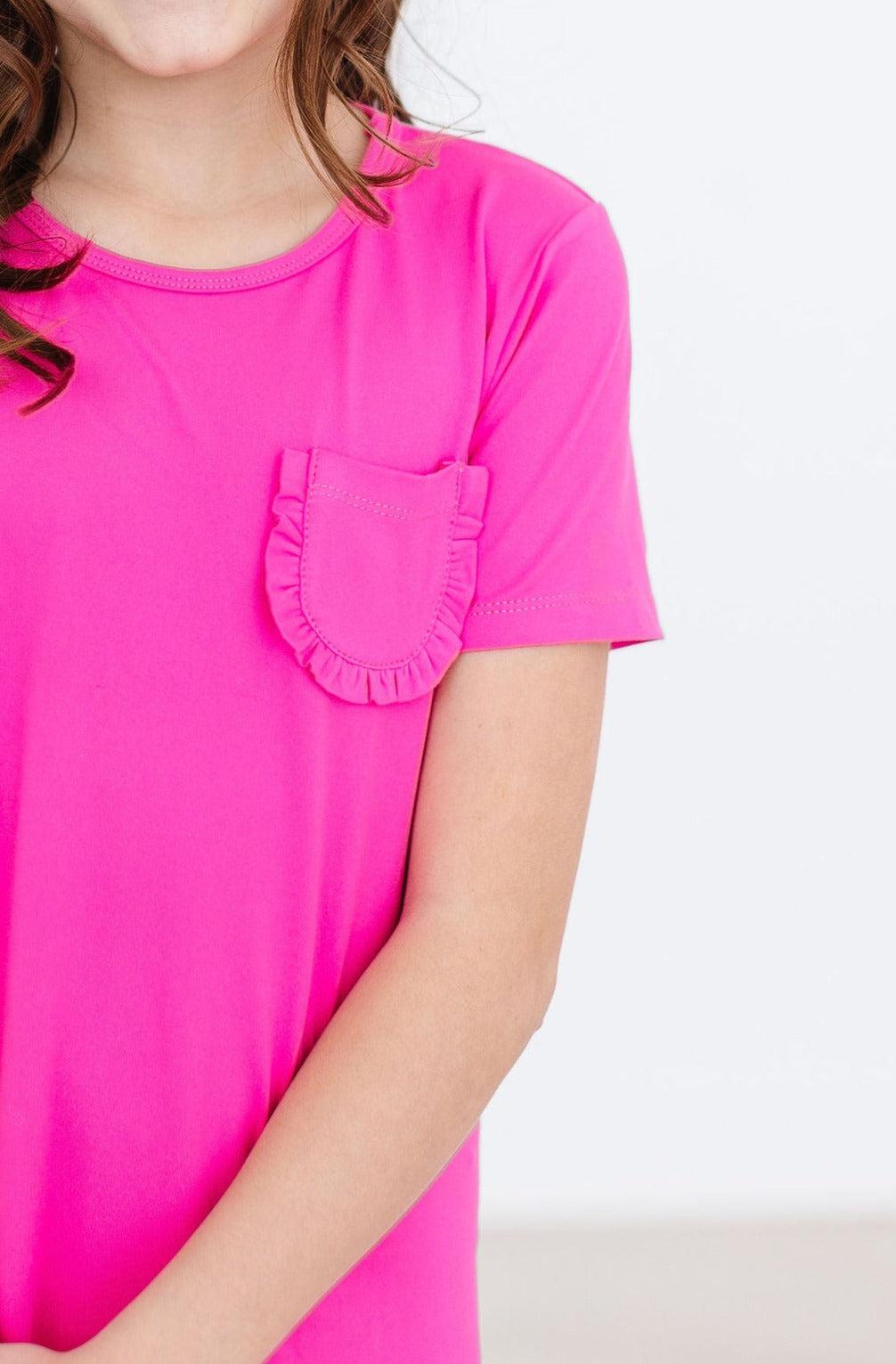 Hot Pink T-Shirt Dress by Mila & Rose ®