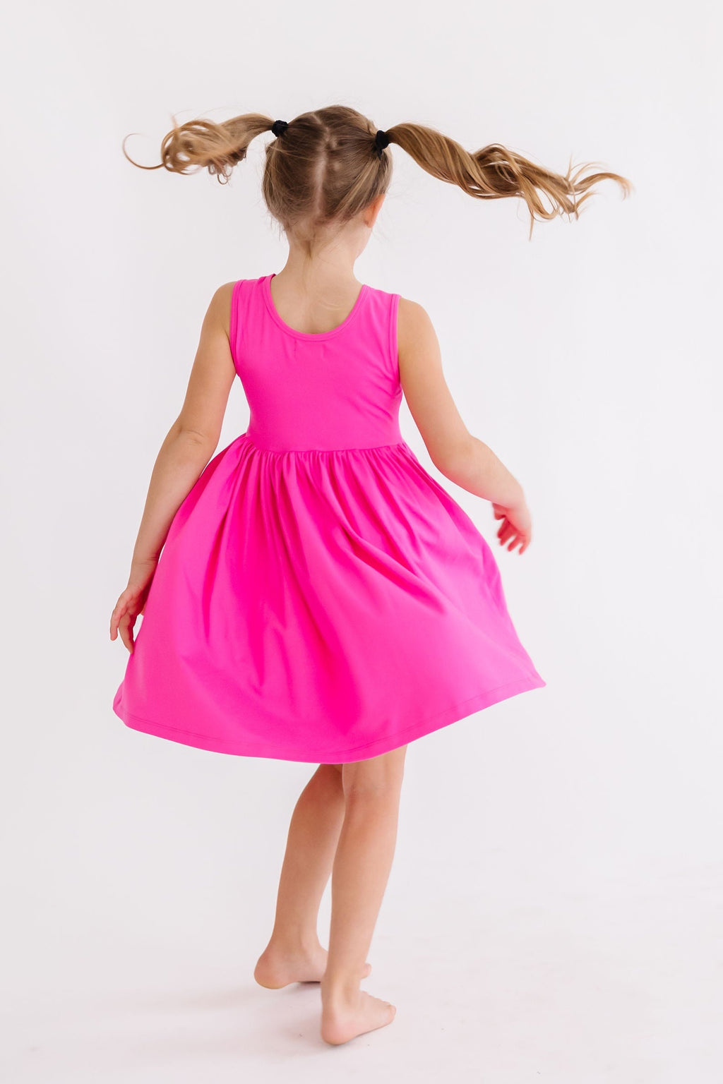 Hot Pink Tank Pocket Twirl Dress by Mila & Rose ®