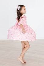 Howdy 3/4 Sleeve Ruffle Twirl Dress by Mila & Rose ®