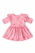 Howdy 3/4 Sleeve Flutter Twirl Bodysuit by Mila & Rose ®
