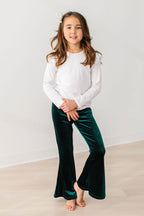 Hunter Green Velvet Bells by Mila & Rose ®