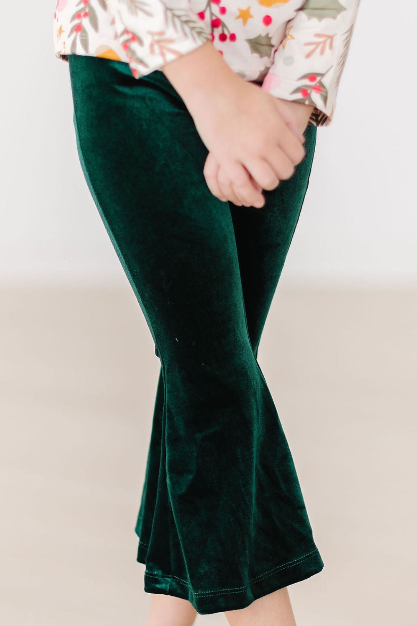 Hunter Green Velvet Bells by Mila & Rose ®