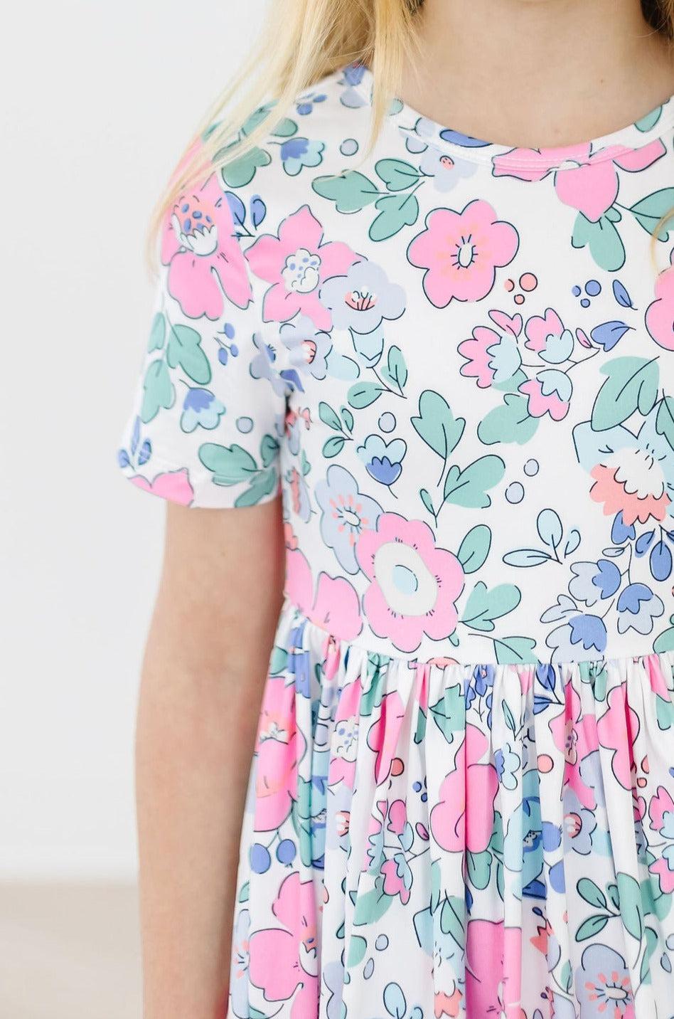 Hydrangea S/S Pocket Twirl Dress by Mila & Rose ®