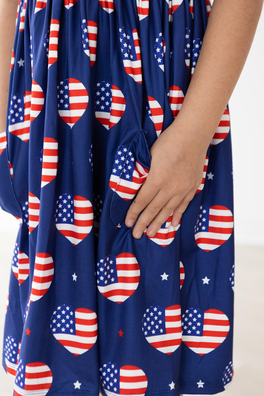 I Heart the USA S/S Pocket Twirl Dress by Mila & Rose ®