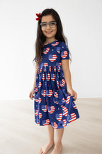 I Heart the USA S/S Pocket Twirl Dress by Mila & Rose ®