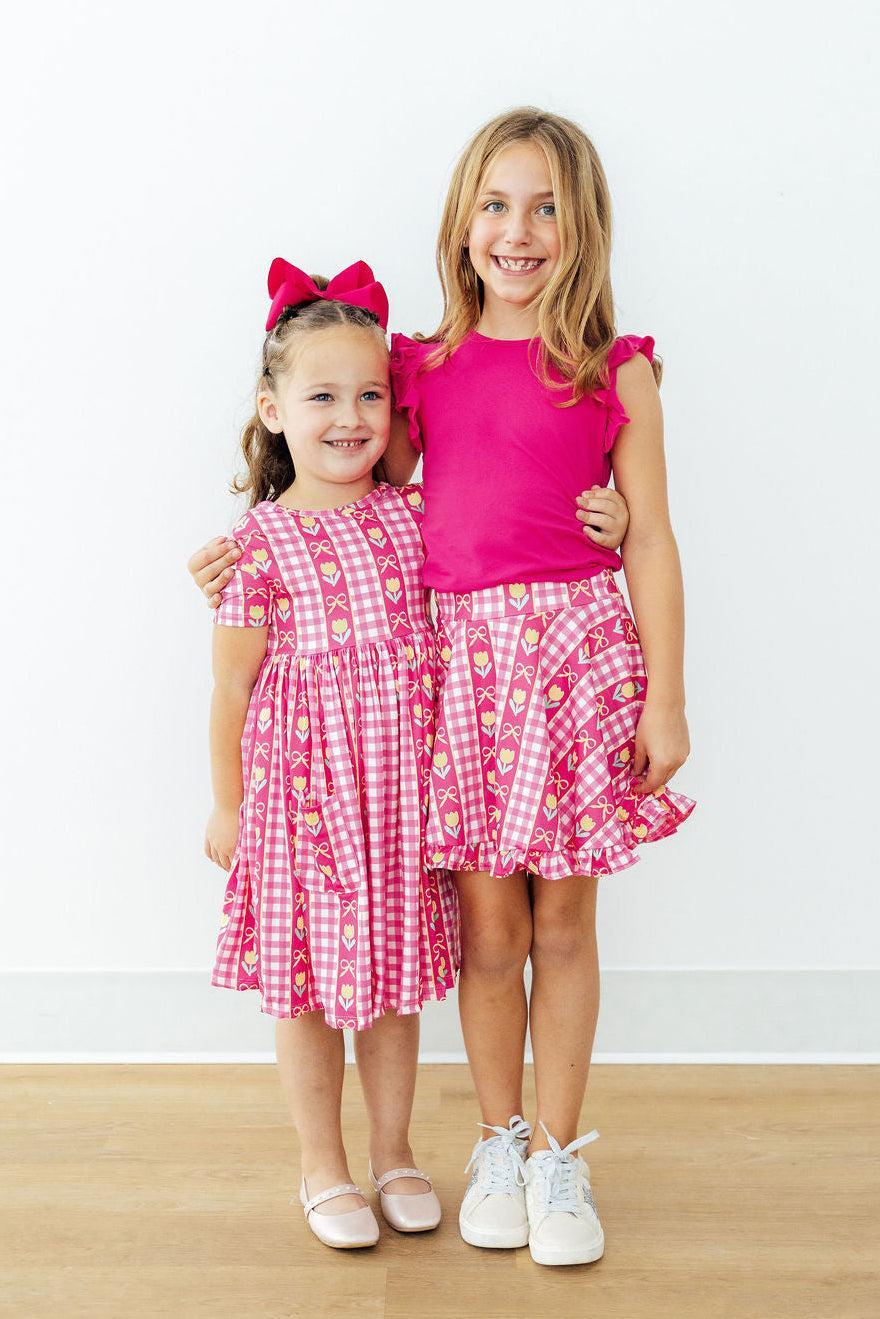I Love You Tulip Much Ruffle Twirl Skort by Mila & Rose ®