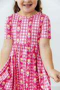 I Love You Tulip Much S/S Pocket Twirl Dress by Mila & Rose ®