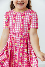I Love You Tulip Much S/S Pocket Twirl Dress by Mila & Rose ®