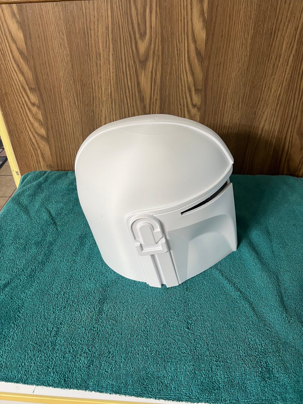Star Wars The Mandalorian 3D Printed Helmet For Cosplay White