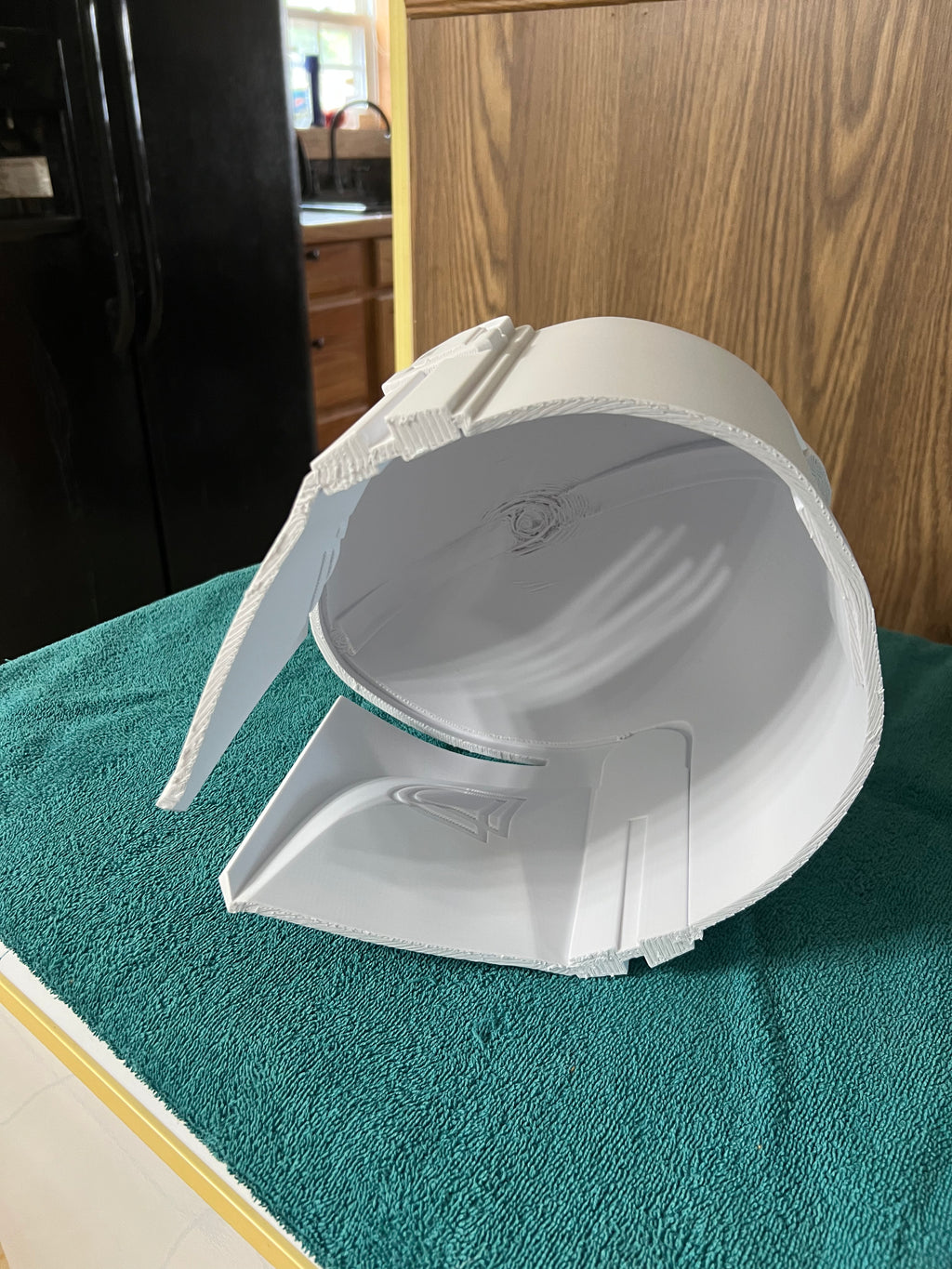 Star Wars The Mandalorian 3D Printed Helmet For Cosplay White