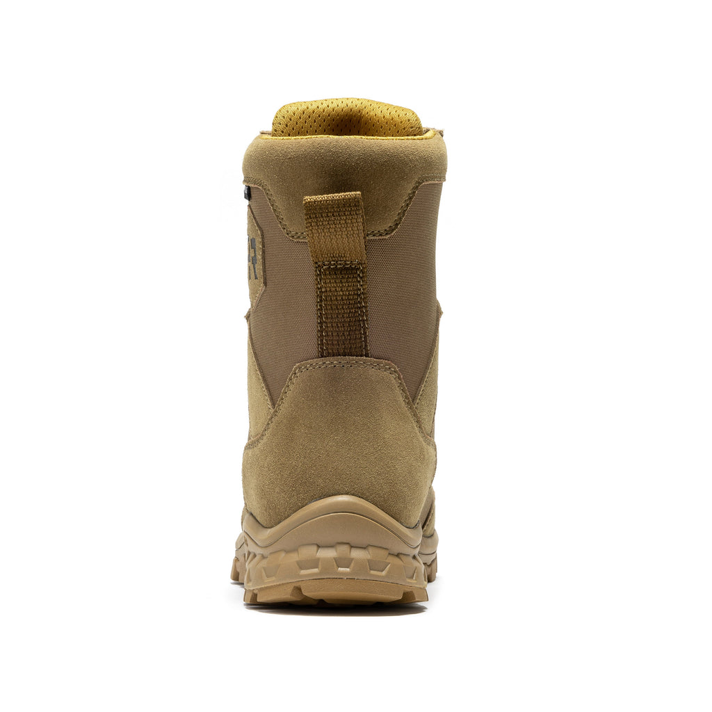 ROCKROOSTER Colmar Coyote 8 inch Suede Leather Waterproof Tactical & Military Boots AB500 by Rock Rooster Footwear Inc