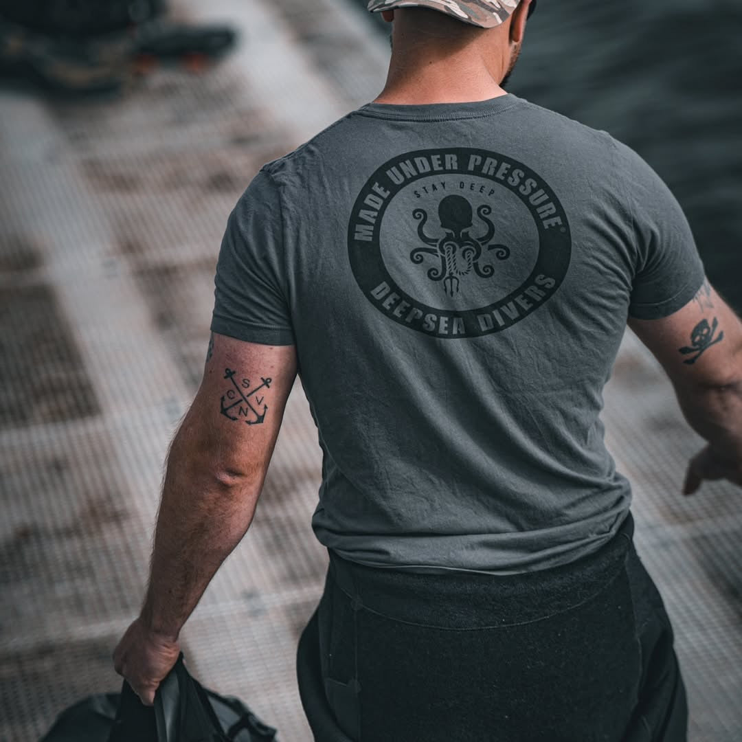 DEEPSEA DIVERS T-SHIRT MIL GREEN by DeepSea Locker