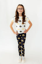 Iowa White Tigerhawk Ruffle Pocket Tee by Mila & Rose ®