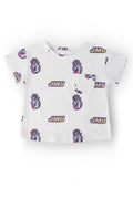 JMU White Duke Dog Ruffle Pocket Tee by Mila & Rose ®