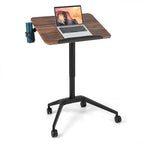 Pneumatic Standing Desk with Anti-fall Baffle and Cup Holder by LuxuryLifeWay Online Store