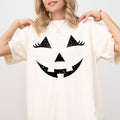 Jack-O-Lantern Girl Pumpkin Witch Halloween Spooky Trick Or Treat Costume Graphic Comfort Colors Tee by Refinery No. 1