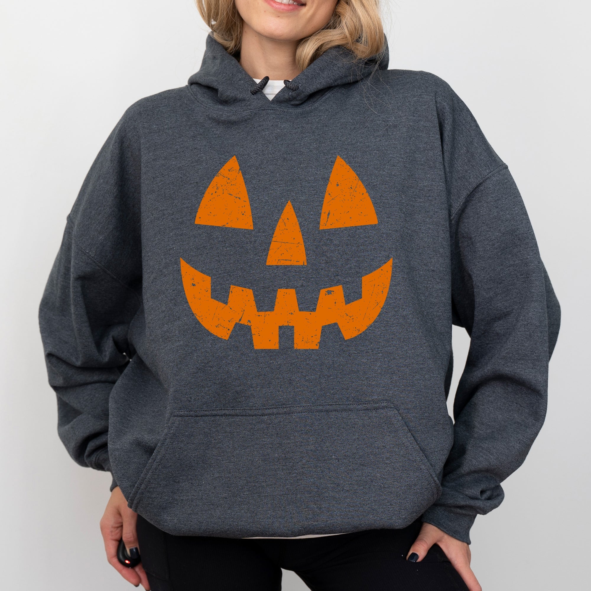 Jack-O-Lantern Pumpkin Halloween Spooky Trick Or Treat Witch Limited Edition Hooded Sweatshirt by Refinery No. 1