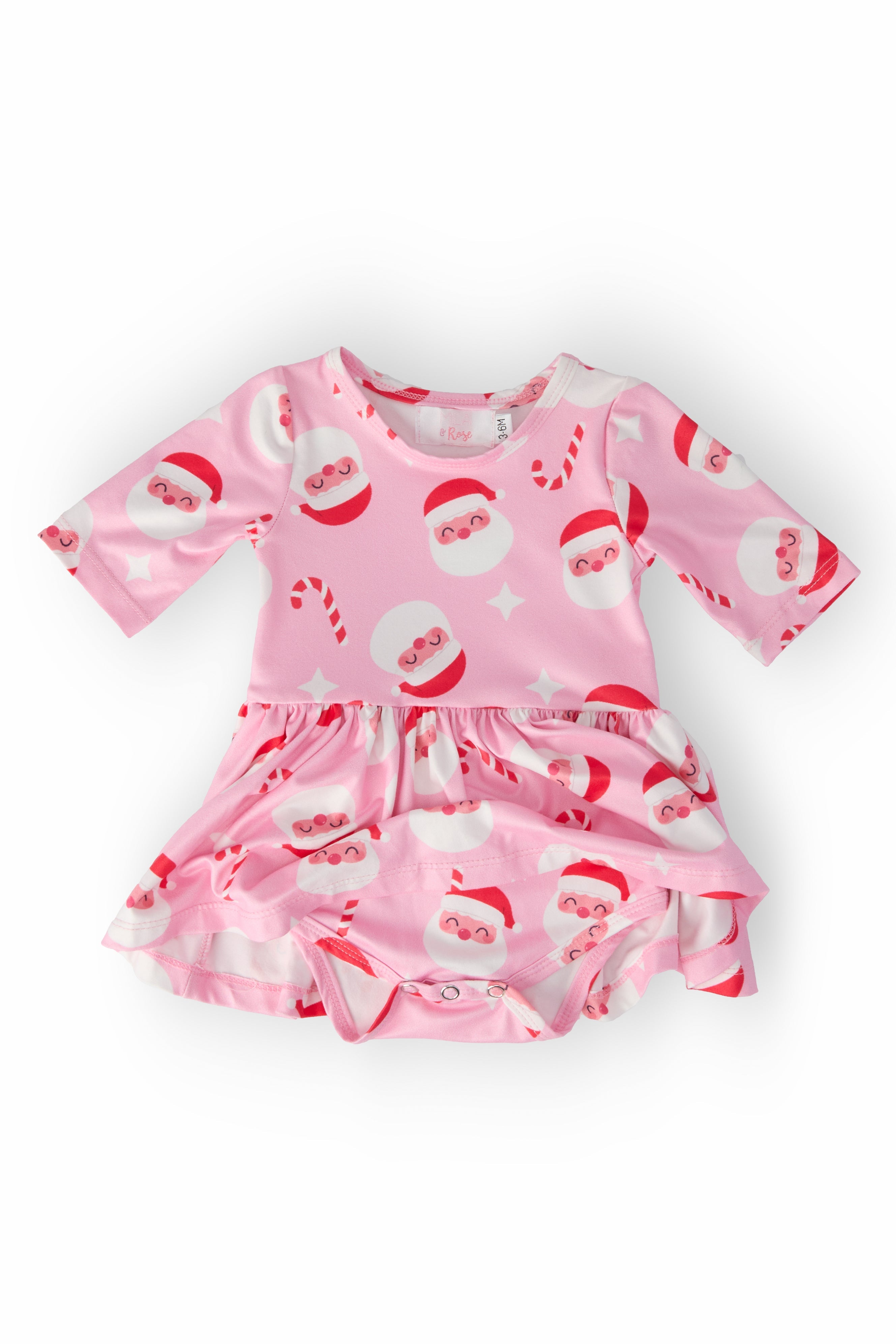 Jingle Bells 3/4 Sleeve Twirl Bodysuit by Mila & Rose ®