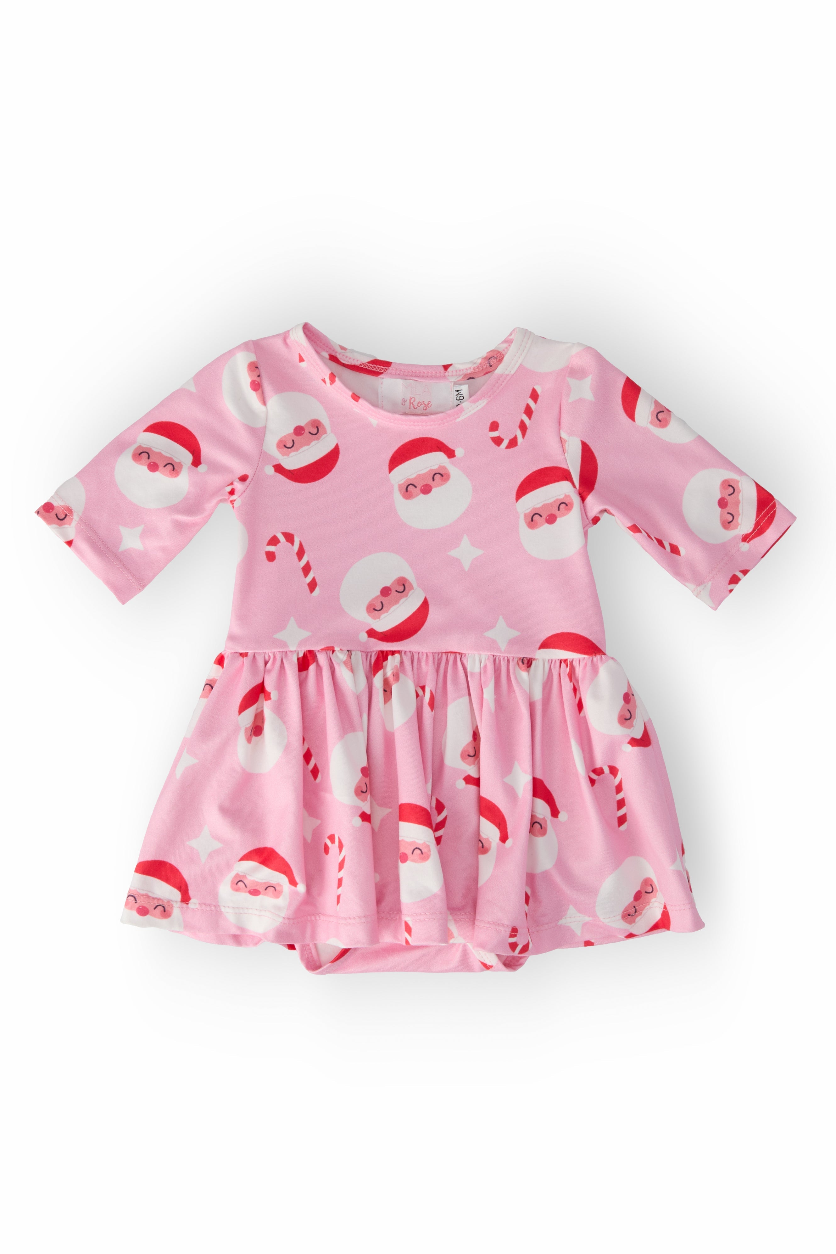 Jingle Bells 3/4 Sleeve Twirl Bodysuit by Mila & Rose ®