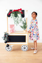 Jingle Saurus L/S Pocket Twirl Dress by Mila & Rose ®
