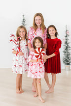 Mistletoe Magic 3/4 Sleeve Pocket Twirl Dress by Mila & Rose ®