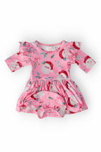Jolly Old Saint Nick 3/4 Sleeve Flutter Twirl Bodysuit by Mila & Rose ®