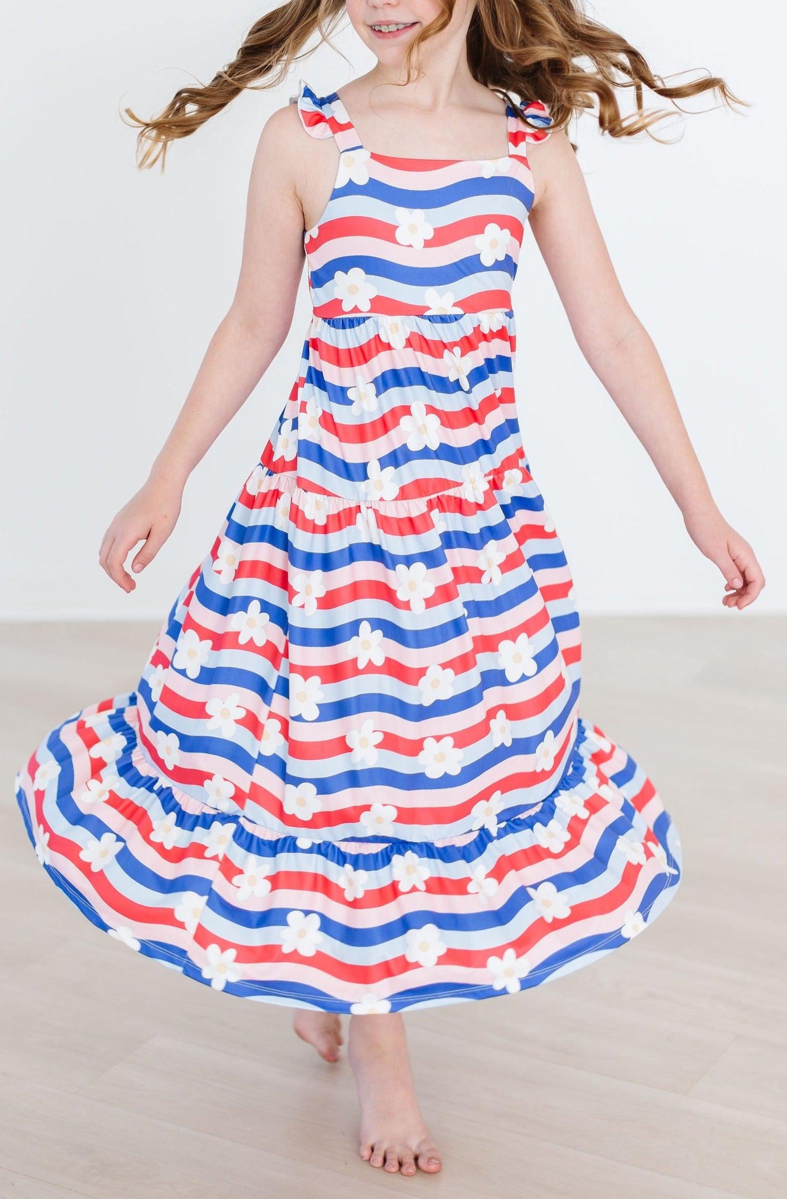 SALE July Vibes Ruffle Maxi Dress by Mila & Rose ®