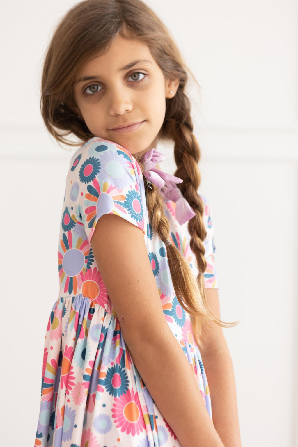 Keep Growing S/S Pocket Twirl Dress by Mila & Rose ®
