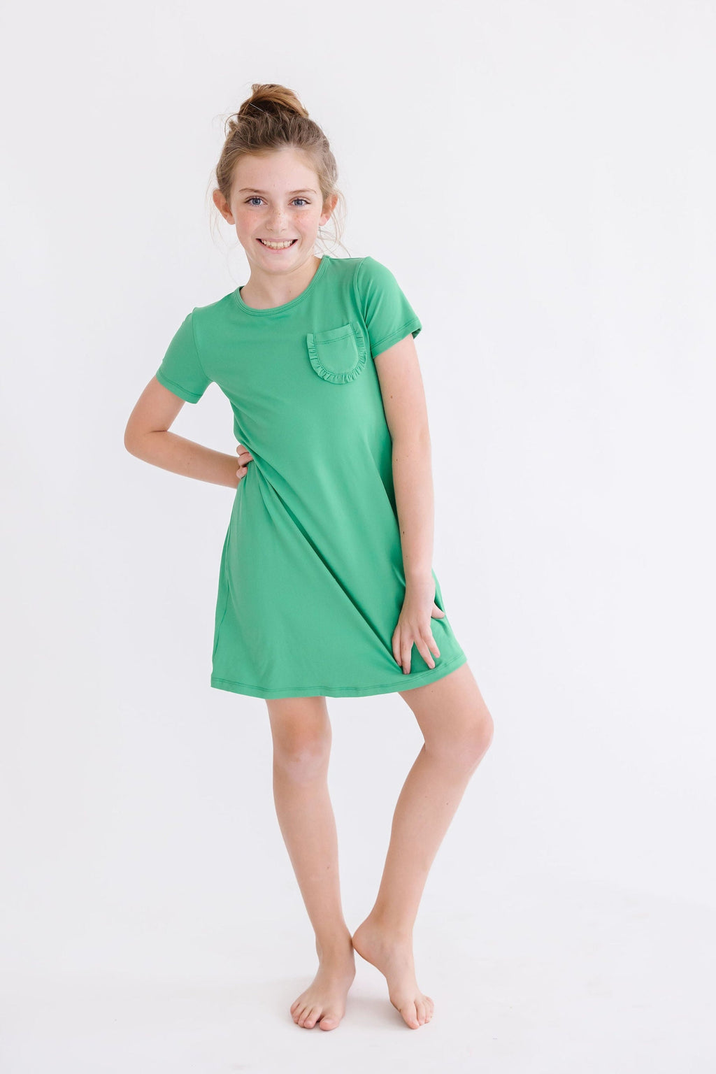 Kelly Green T-Shirt Dress by Mila & Rose ®