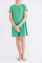 Kelly Green T-Shirt Dress by Mila & Rose ®