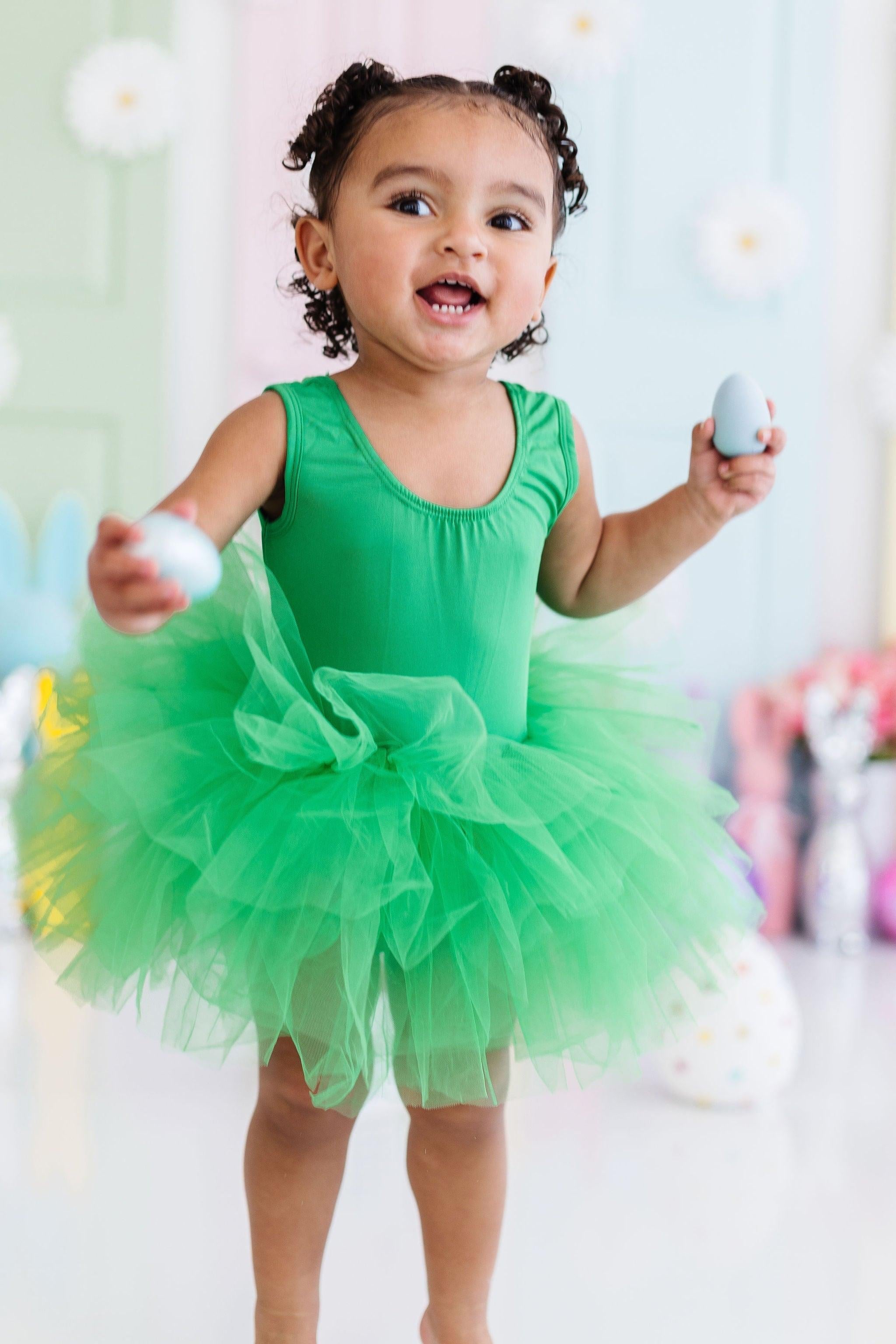 Kelly Green Tank Tutu Leotard by Mila & Rose ®