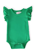 Kelly Green S/S Flutter Bodysuit by Mila & Rose ®